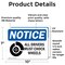 Signmission All Drivers Must Chock Wheels OSHA Notice Sign, Vinyl Decal, 10in W x 7in L, 2PK OS-2PACK-NS-D-710-L-15219 - alternate 6